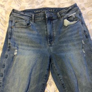 American Eagle jeans, light blue, excellent condition.